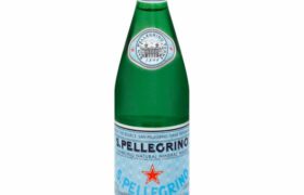 San Pellegrino 750ml. bottle. Carbonated Natural Spring Water, Italy